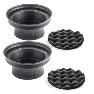 1 Paar Carhifi Schallwand Dämmung für 200mm Lautsprecher Auto Tür Einbau - Picture 1 of 7