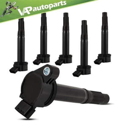 Paquete de 6 bobinas de encendido para Toyota Tundra 2011-2014 4,0 L V6 90919A2002 Foto 1 de 4