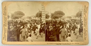SV029_082 Stereoview Spanish-American War Gen. Lee enterging Havana Cuba 1899 - Bild 1 von 1