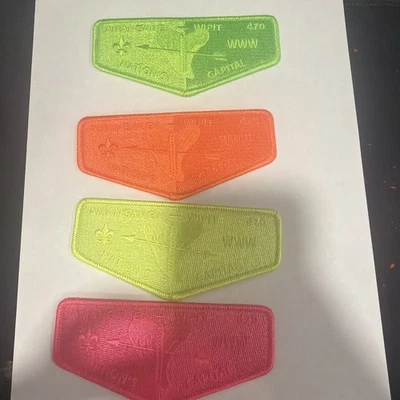 Amangamek Wipit Lodge 470 BSA OA  4 COLORED GHOST FLAPS COMPLETED SET🔥🔥🔥 - Image 1 of 4