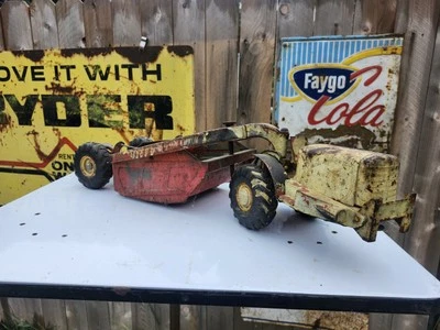 Rascador de camión Doepke Heiliner modelo juguetes rojo de colección acero prensado movimiento de tierras Foto 1 de 4