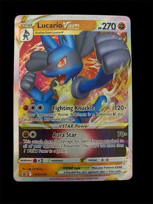 Lucario VSTAR SWSH214 SWSH: Sword & Shield Promo Cards Holo - Image 1 of 2