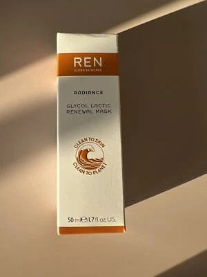 REN GLYCOL LACTIC RADIANCE RENEWAL MASK (with AHA) 50ml Brand New Unopened £40 - Image 1 of 2