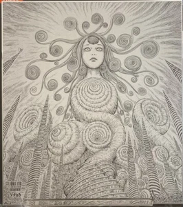 Junji Ito Temptation Design Paper Uzumaki 24×27cm Exhibition-Exclusive - Picture 1 of 3
