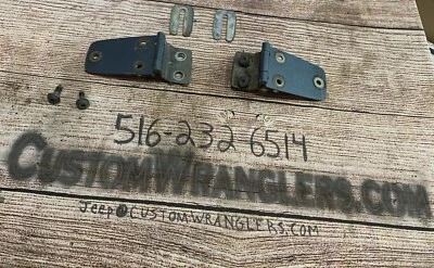 OEM Jeep Wrangler TJ capó bisagras Gunmetal Pearl PQ7 1997 1998 1999 2000 azul Foto 1 de 4