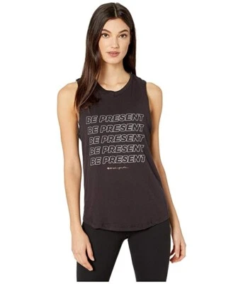 Camiseta sin mangas Spiritual Gangster L80026 negra para mujer talla S Foto 1 de 3