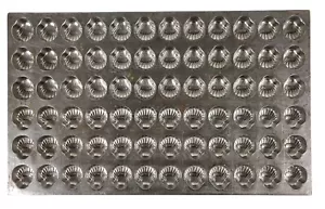Vintage JS Krum Chocolatier Seashell Chocolate Mold - Picture 1 of 10