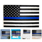 Police Stripe US Flag American Matter Flags Blue Line Lives Decorate