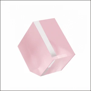 Pantalla óptica - d49.PNK - Bloque acrílico de cinco caras en rosa - Imagen 1 de 1