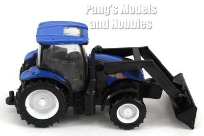 4 Inch New Holland Tractor T6 with Loader 1/48 Scale Diecast & Plastic Model - Image 1 of 4