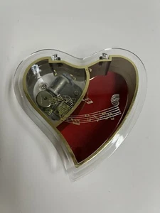 Vintage Musical Heart Shaped Jewelry Box Valentine Plays “My Favorite Things” - Picture 1 of 14