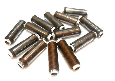 12 piezas hilos de coser carretes de costura poliéster Dhaga elige color y cantidad Foto 1 de 3