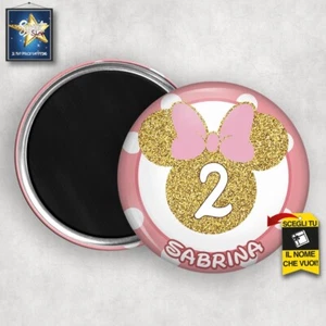 Magnet Magnet personalisiert GEBURTSTAG HAPPY BIRTHDAY MINNIE PERSÖNLICHE PARTY - Bild 1 von 1