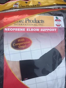 N.I.P. Core Products 6507 Size Small 8-9” Neoprene Elbow Support W Strap - Picture 1 of 3