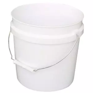 Cubo de pintura blanca duradero de 2 galones - Imagen 1 de 2