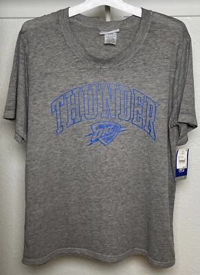 NBA Oklahoma City Thunder Boys' Gray Short Sleeve Core T-Shirt New Size XL - Image 1 of 4