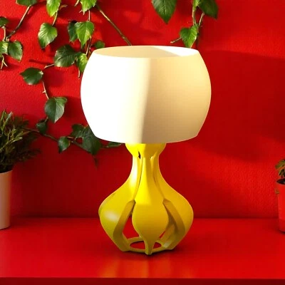 Yunari Retro Futuristic Lamp Mid Century Modern Desk Light 60s Space Age Home - Image 1 of 4