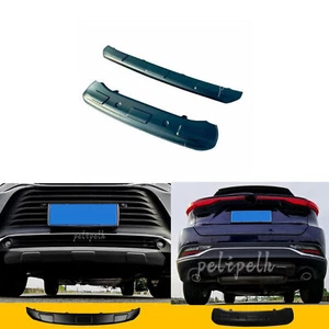 2P NEGRO APTO PARA TOYOTA HARRIER VENZA XU80 2020-2022 COCHE PLACA DE DESLIZAMIENTO DELANTERA TRASERA - Imagen 1 de 10