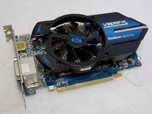 AMD Radeon HD5770, 1GB GDDR5, 128 BIT, HDMI, DVI, DP, Sapphire Vapor-X - Picture 1 of 5
