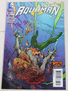 Aquaman #35b Dec. 2014 DC Comics Mark Nelson Monsters Variant - Picture 1 of 2