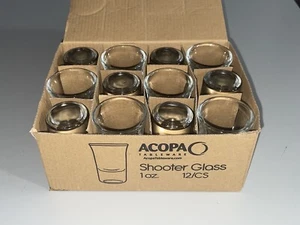 Acopa 1oz Shot Glass Shooter Glass - 12/Case - Picture 1 of 7
