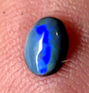 Black Opal Lightning Ridge Australia Blue Play of Color .25 Carats #317 - Picture 1 of 11