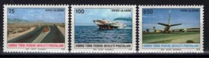 Zypern 1978 Flugzeuge, Boote, Schiffe, Transport MNH Set - Bild 1 von 1