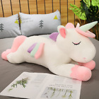 Adorable Giant Sleeping Unicorn Plush Toy Soft Stuffed Unicorn Girl XMAS gift 