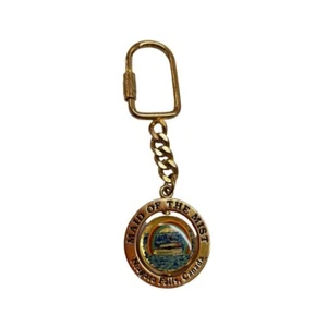 Vintage Maid of the Mist Souvenir Keychain Niagara Falls Canada Swivel Screw Clo - Picture 1 of 7