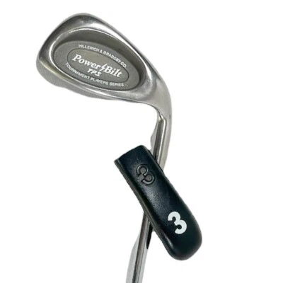 Cubierta de cabeza de goma PowerBilt 3 Iron Tournament Players Series TPS acero derecha 39,5" Foto 1 de 4
