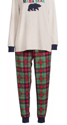 Dearfoams Womens Mama Bear Pajama 2X Cozy Comfort Family Pajamas 2pc Set NWT - Image 1 of 4