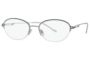 NEW Sophia Loren M176 Silver (297) Sz 53-18-135 Frames Glasses Women's Authentic - Picture 1 of 9