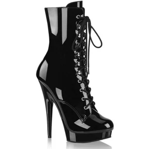 Pleaser Fabulicious 6" Heel Lace-Up Ankle Boots Adult Women Shoes Sultry/1020 - Picture 1 of 3