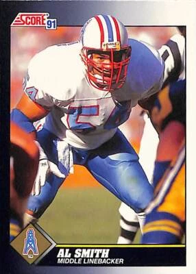 1991 Score  Al Smith #490   Houston Oilers - Image 1 of 2