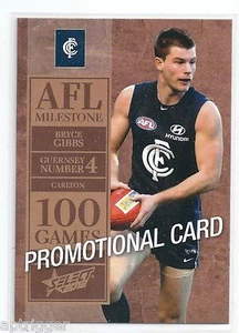 2012 Champions Promo Card (MG7) Bruce GIBBS Carlton - Picture 1 of 1