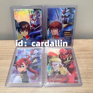 2025 Gundam Card Game Chinese Resource Tokens RP Promo Holofoil set of 4 pcs - Picture 1 of 2