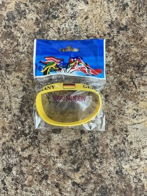 Германия вентилятор силиконовый браслет повязка на запястье 2,75 дюйма окружность - Изображение 1 из 3