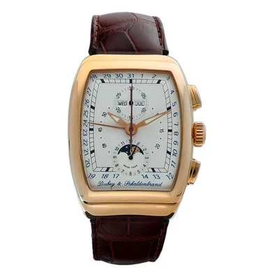 Reloj automático para hombre Dubey & Schaldenbrand Gran Chrono Astro oro rosa 18 quilates Tonneau Foto 1 de 4