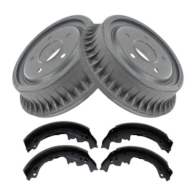 Car Rear Brake Drum & Shoe Kit Set Left LH & Right RH for Chevy GMC Olds Van SUV - Image 1 of 4