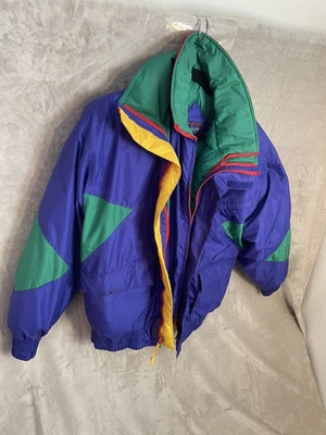 Chaqueta de plumón de ganso Gant para mujer xs Puffer esquí 3 en 1 bloque de color de colección años 80 *leer* Foto 1 de 4