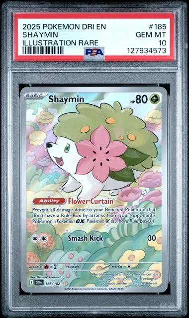 Shaymin Pokémon TCG Professional Sports Authenticator (PSA) Grade