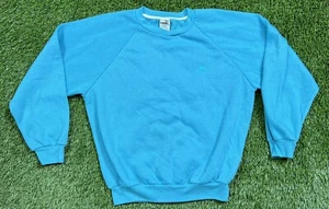 Sudadera De Colección Años 90 Puma Logo Cuello Redondo Para Hombre Talla L Azul Teal Ropa de Calle Rara - Imagen 1 de 10