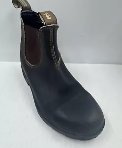 Blundstone 550 Unisex Boot 5 Walnut Brown Leather Round Toe Ankle Chelsea Boot - Picture 1 of 10