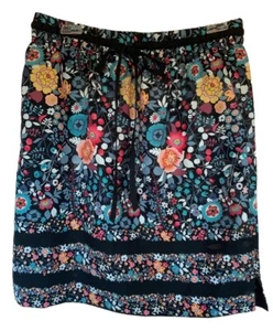 Loft Whimsical Floral Skirt Fairycore Boho Bohemian 70's Pockets Sz Medium - Picture 1 of 8