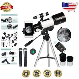 Versatile Travel Telescope - 15X-150X Magnification with Easy Setup & Capture - Picture 1 of 8