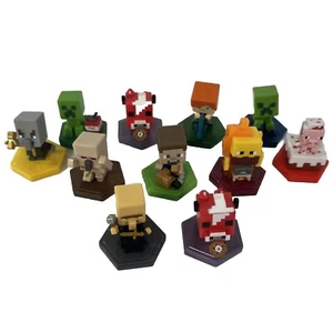 Minecraft Earth Boost Mini Figures Mixed Lot 11 Pieces Used Very Good Conditions - Picture 1 of 6