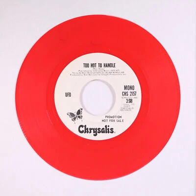 UFO: too hot to handle Chrysalis 7" Single 45 RPM - Image 1 of 2