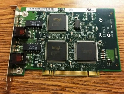 Intel E139761 Pro/100 Pro/100+ PCI Dual Network Interface Card - Image 1 of 4