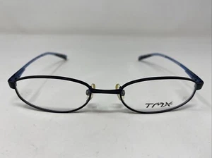Timex TMX PIKE BRUISE-BK 48-18-135 Black/Blue Full Rim Eyeglasses Frame DA66 - Picture 1 of 8
