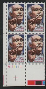 US Plate Block Scott #2411 25c Arturo Toscanini MNH - F/VF - Picture 1 of 1